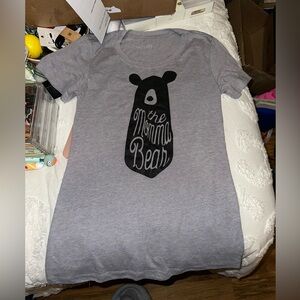 Salt Lake Clothing Gray The Momma Bear Tee